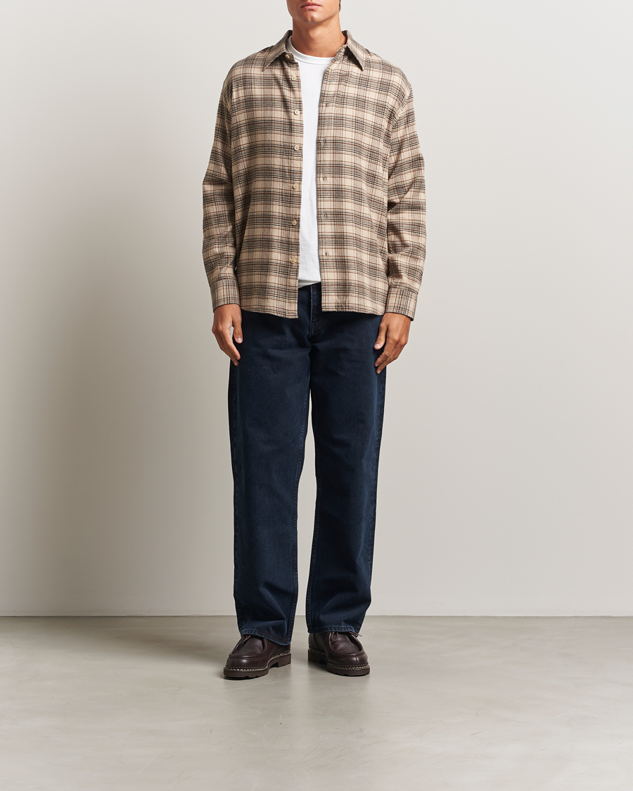 Hombres | Camisas | Sunflower | Studio Shirt Beige Check