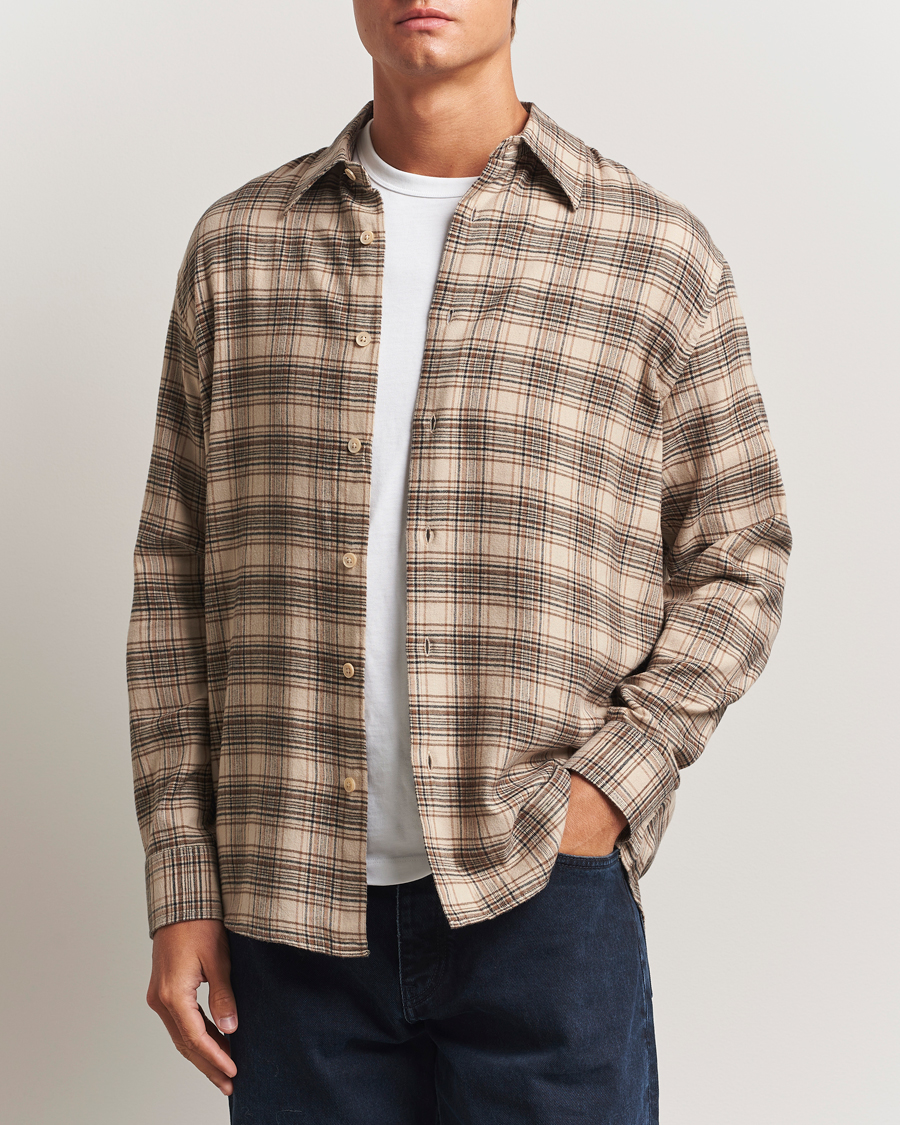 Hombres | Camisas | Sunflower | Studio Shirt Beige Check
