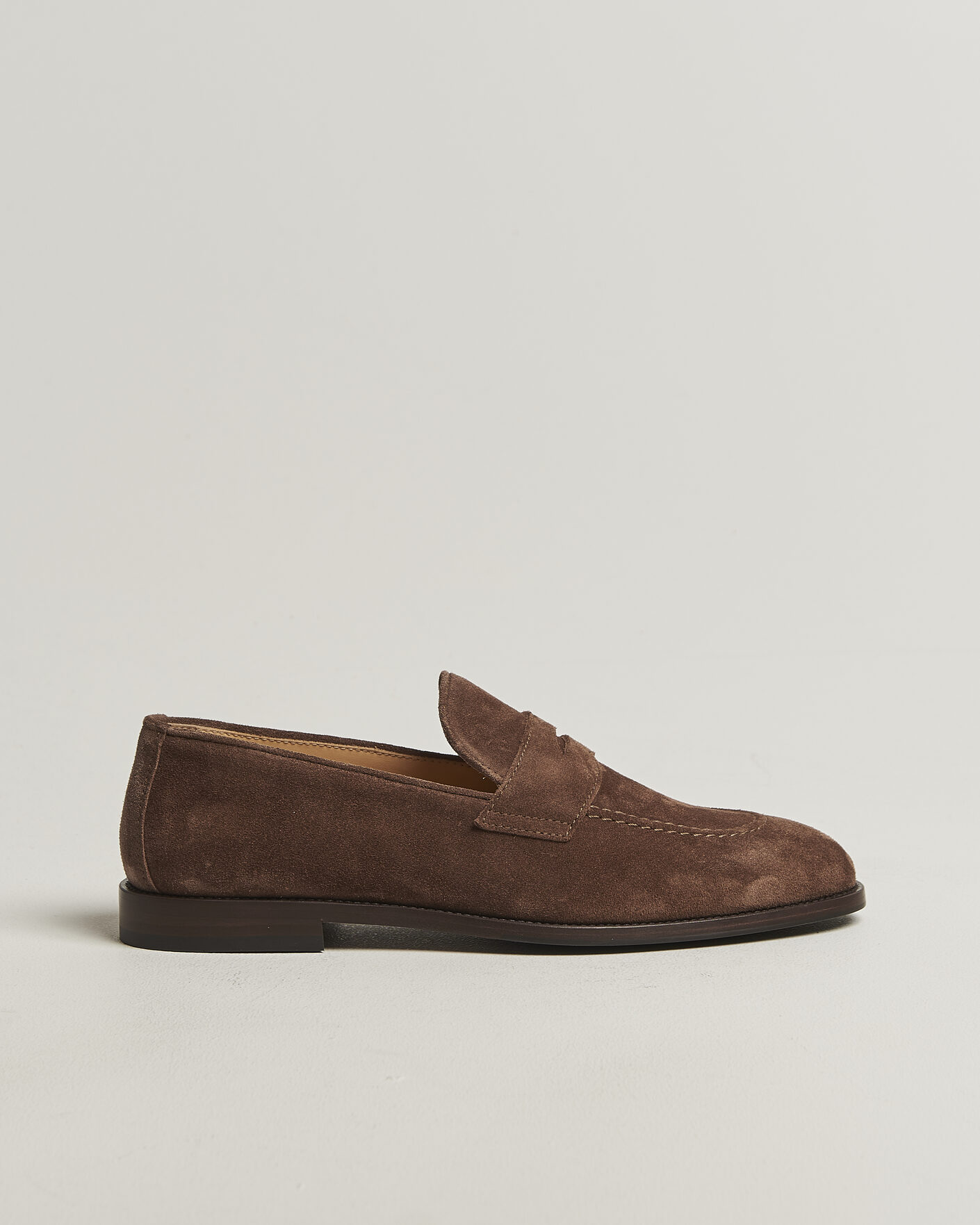 Hombres | Mocasines | Brunello Cucinelli | Penny Loafers Brown Suede