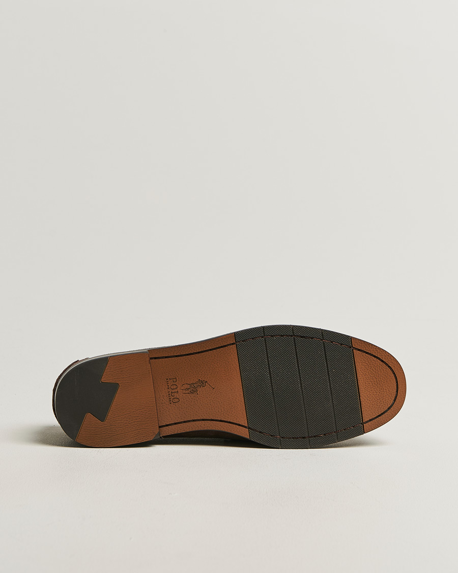 Hombres | Mocasines | Polo Ralph Lauren | Alston Suede Penny Loafers Dark Brown
