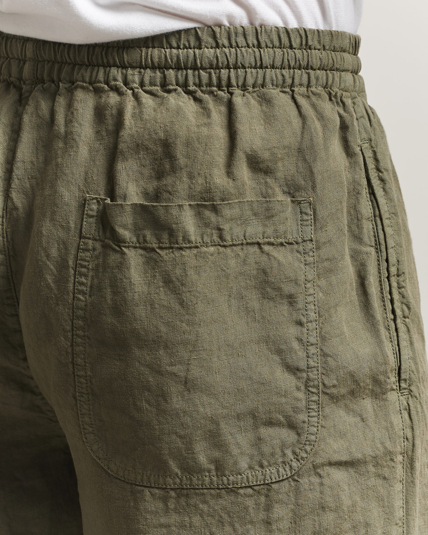 Hombres | Pantalones | Aspesi | Ventura Linen Pants Military