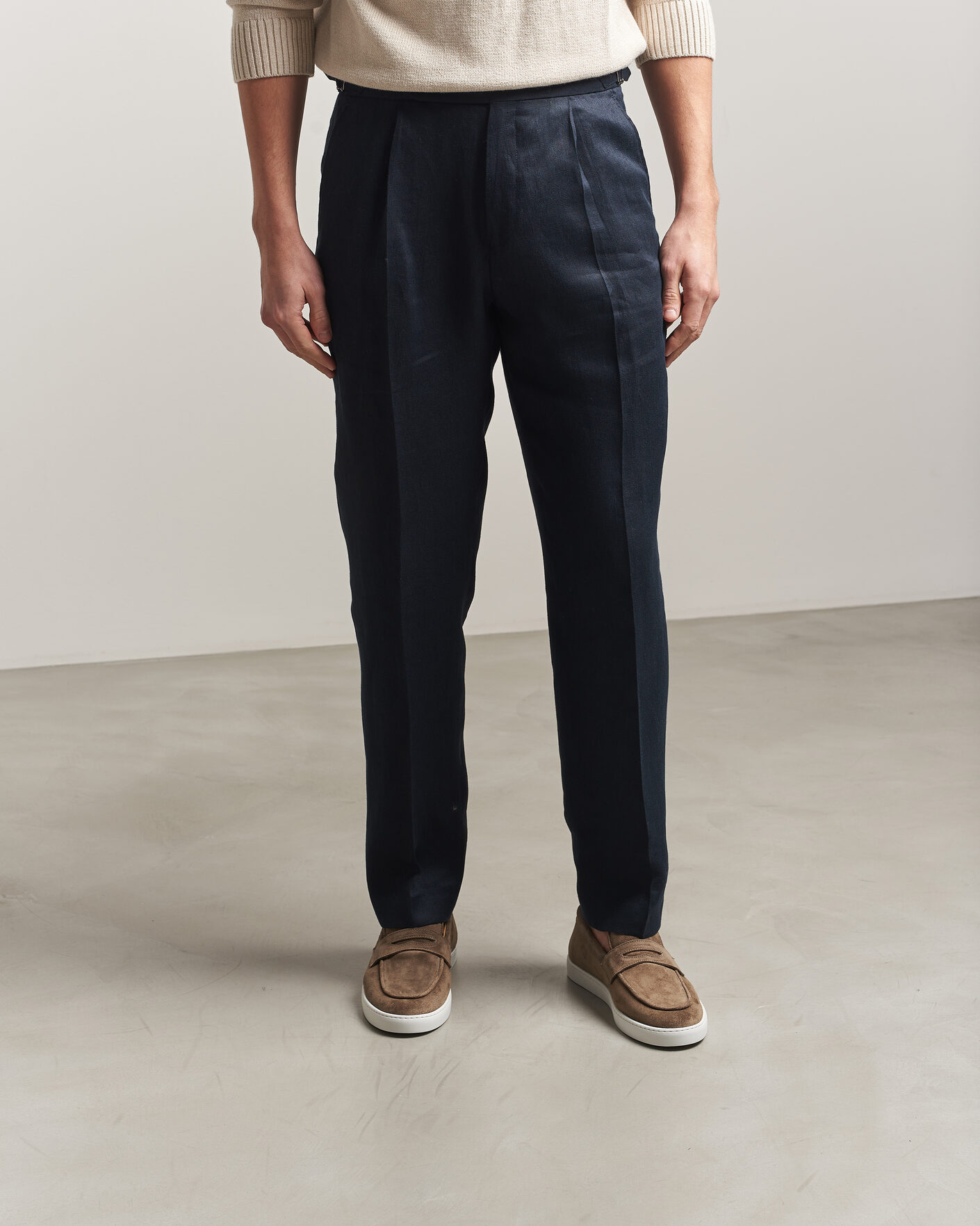 Hombres | Mocasines | Fliteless | Suede Penny Sneaker Light Brown