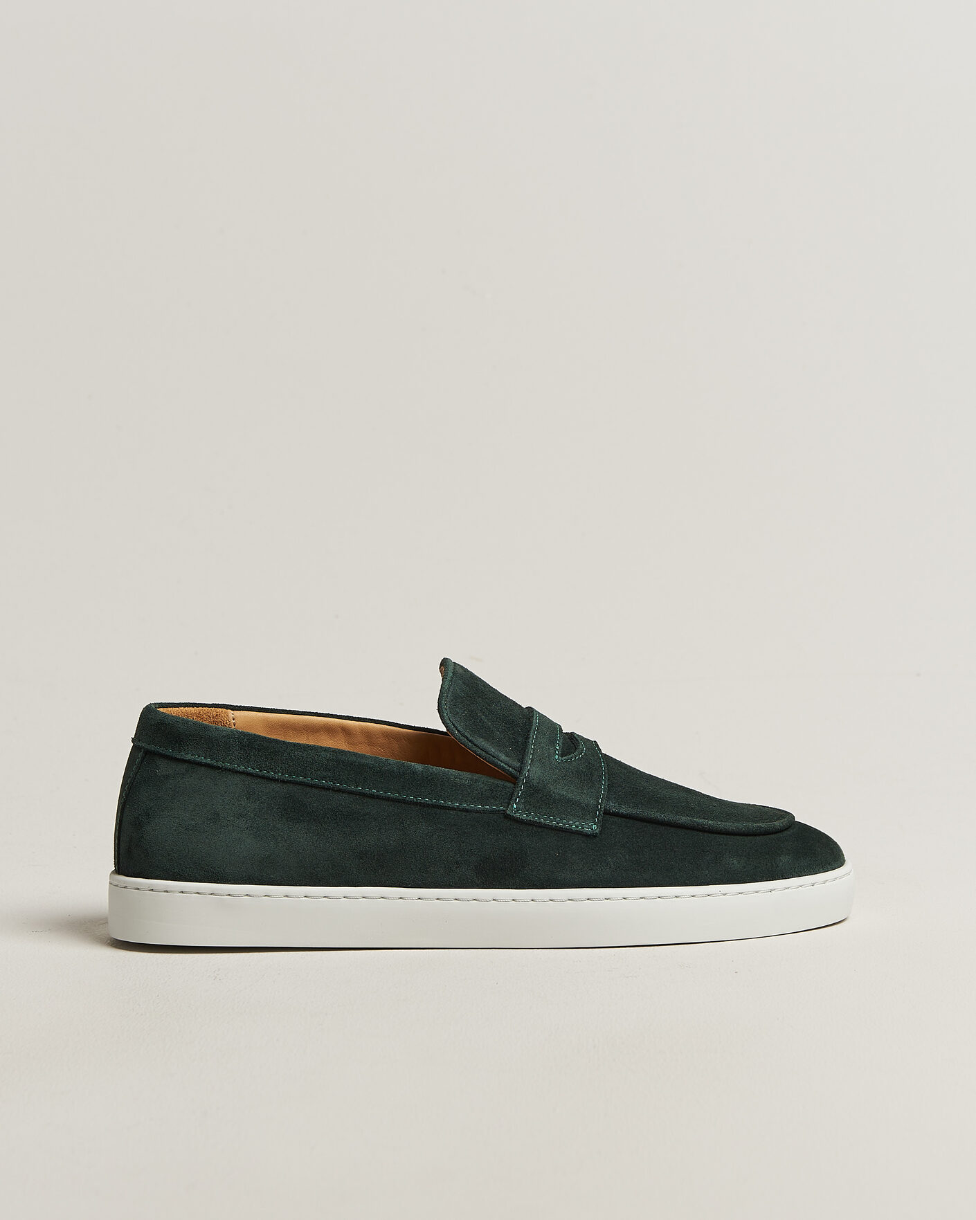 Hombres | Mocasines | Fliteless | Suede Penny Sneaker Green