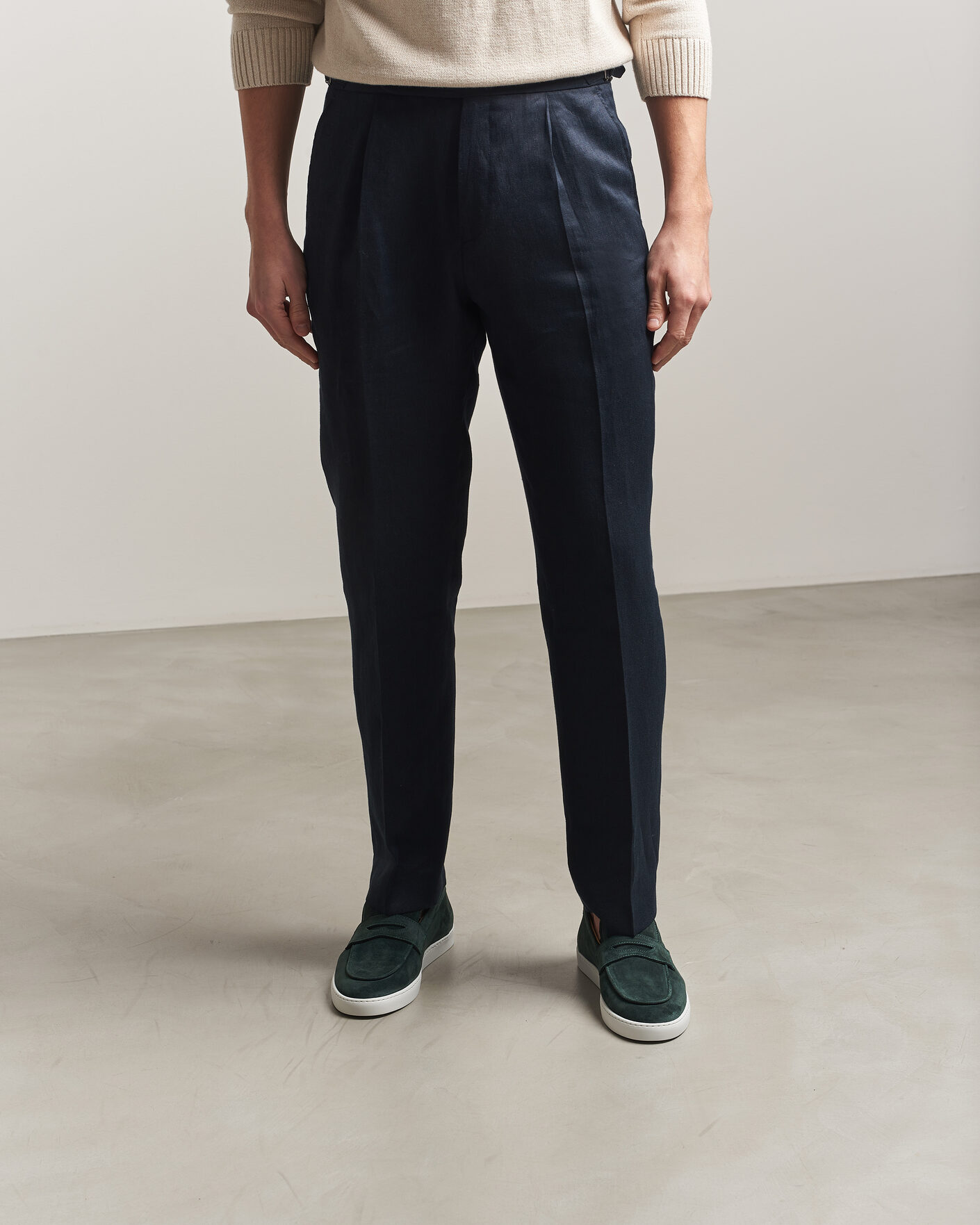 Hombres | Mocasines | Fliteless | Suede Penny Sneaker Green