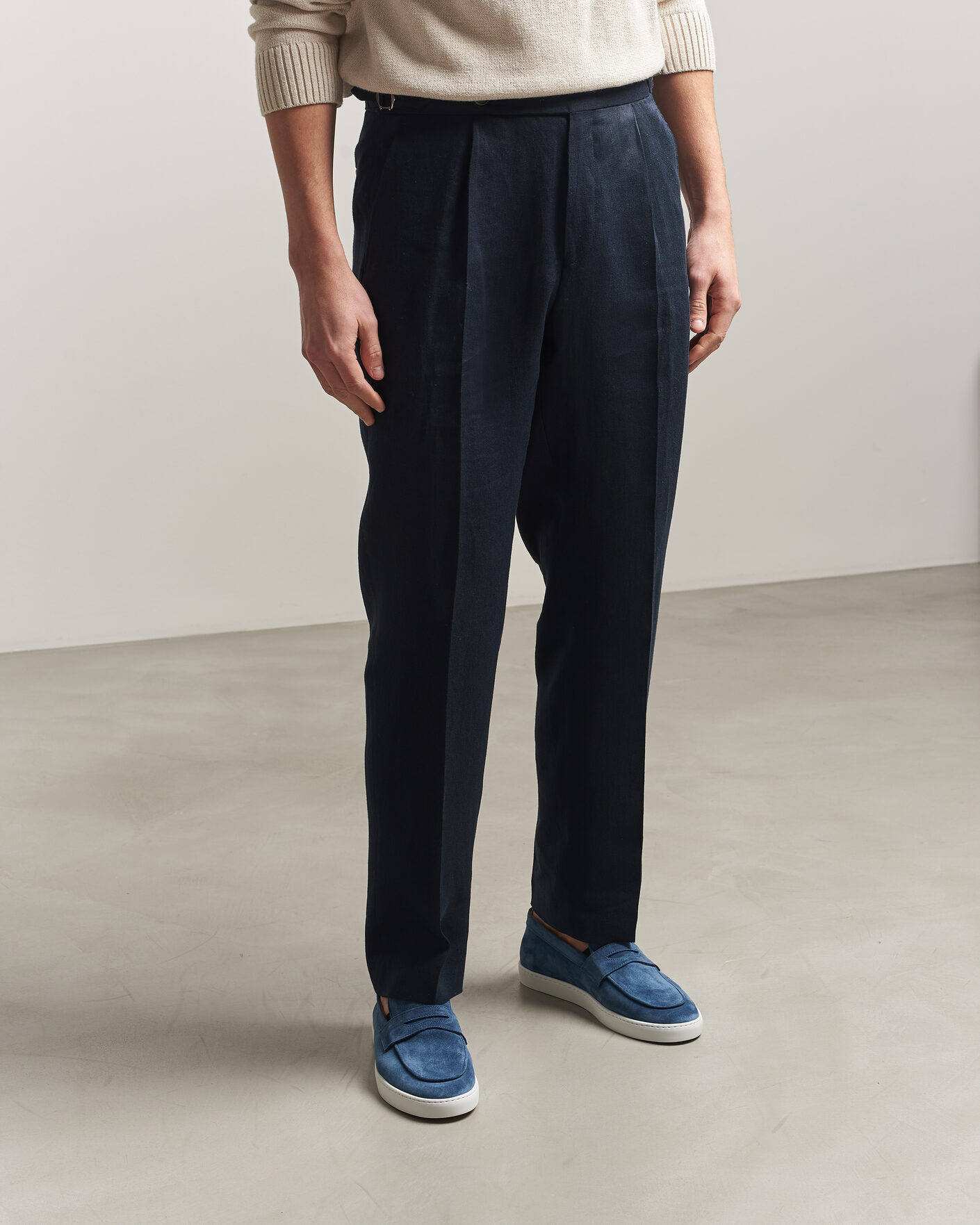 Hombres | Mocasines | Fliteless | Suede Penny Sneaker Ocean