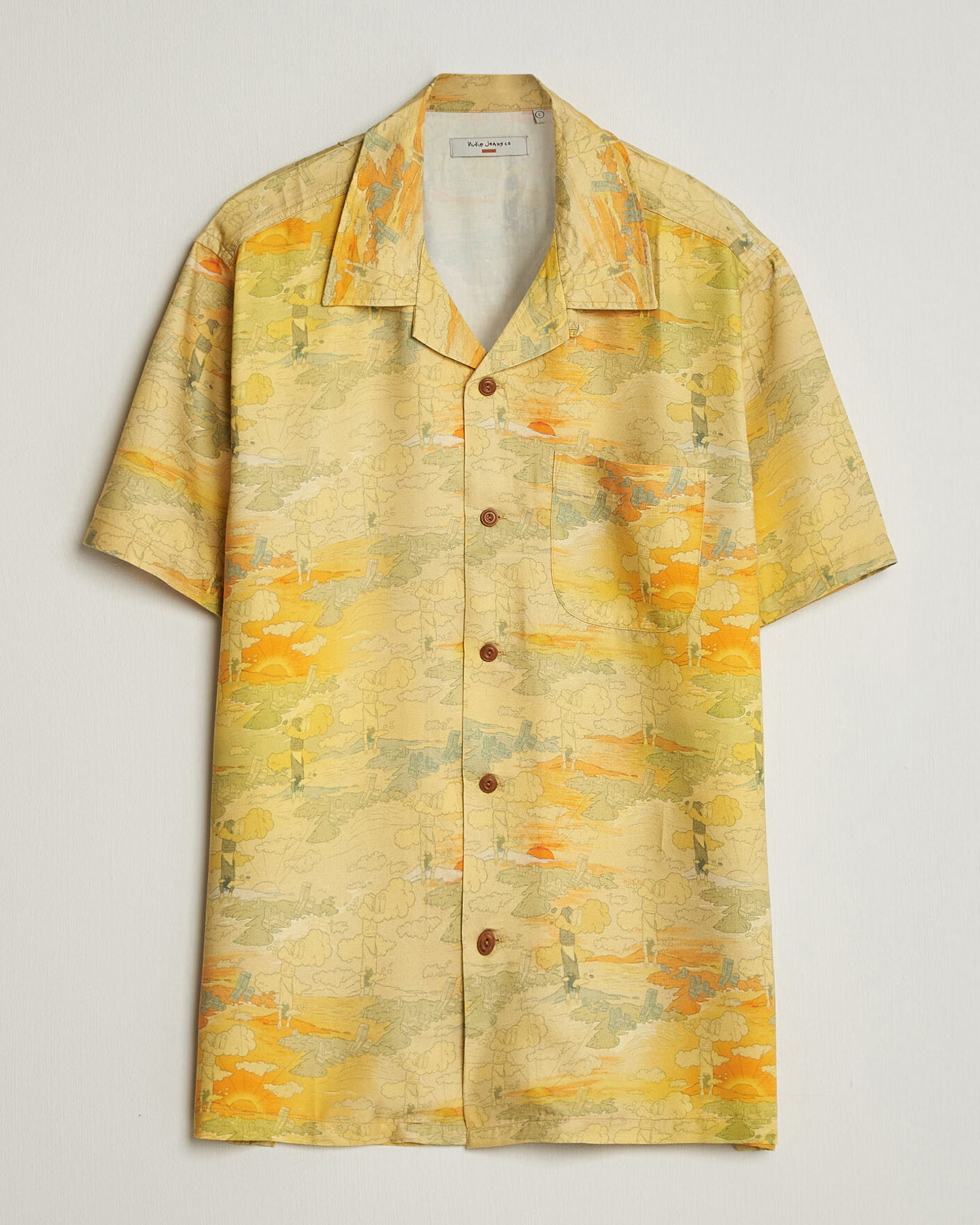 Hombres | Camisas | Nudie Jeans | Arvid Hawaii Shirt Drift Away