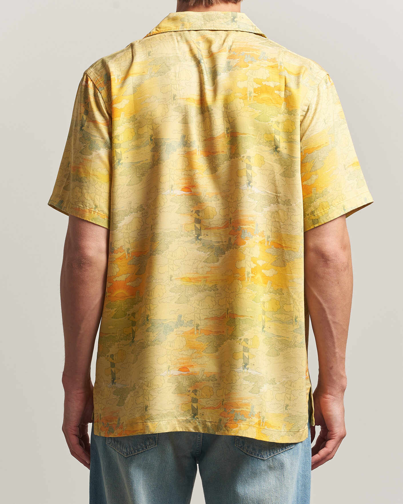 Hombres | Camisas | Nudie Jeans | Arvid Hawaii Shirt Drift Away