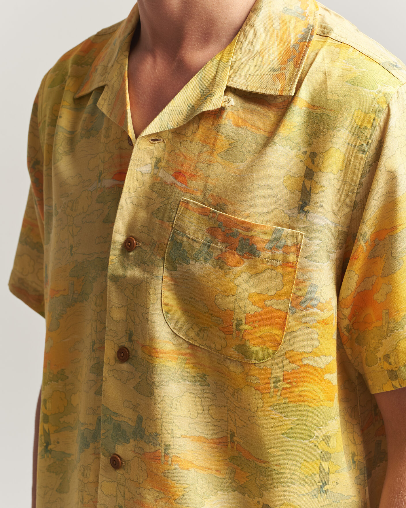 Hombres | Camisas | Nudie Jeans | Arvid Hawaii Shirt Drift Away