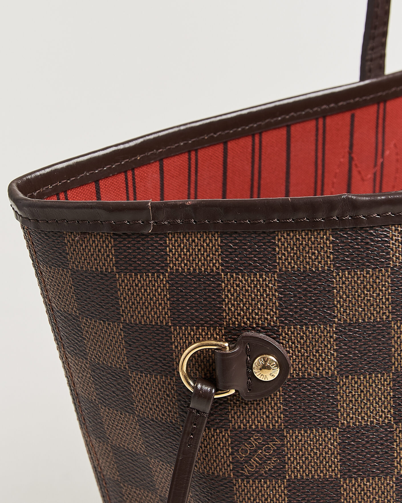 Hombres | Pre-Owned & Vintage Bags | Louis Vuitton Pre-Owned | Neverfull MM Damier Ebene