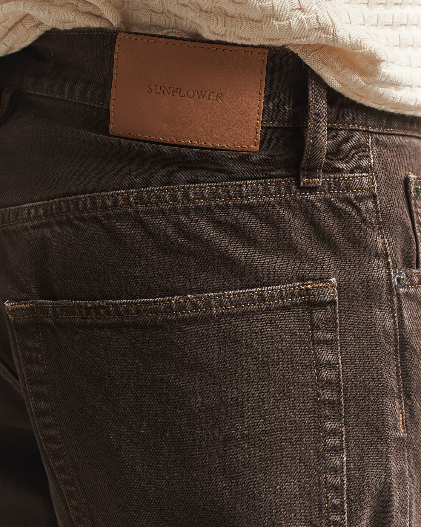 Hombres | Pantalones | Sunflower | Loose Jeans Vintage Brown