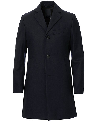  Wolger Compact Melton Coat Navy