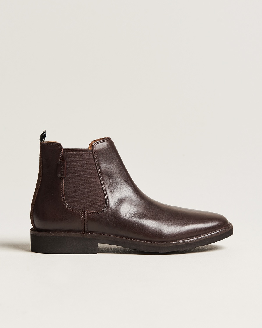 Polo Ralph Lauren Talan Chelsea Boot Dark Brown Calf – Marrón