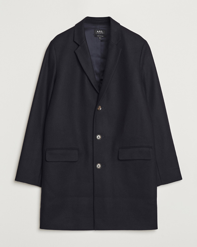  Visconti Wool/Cashmere Coat Dark Blue