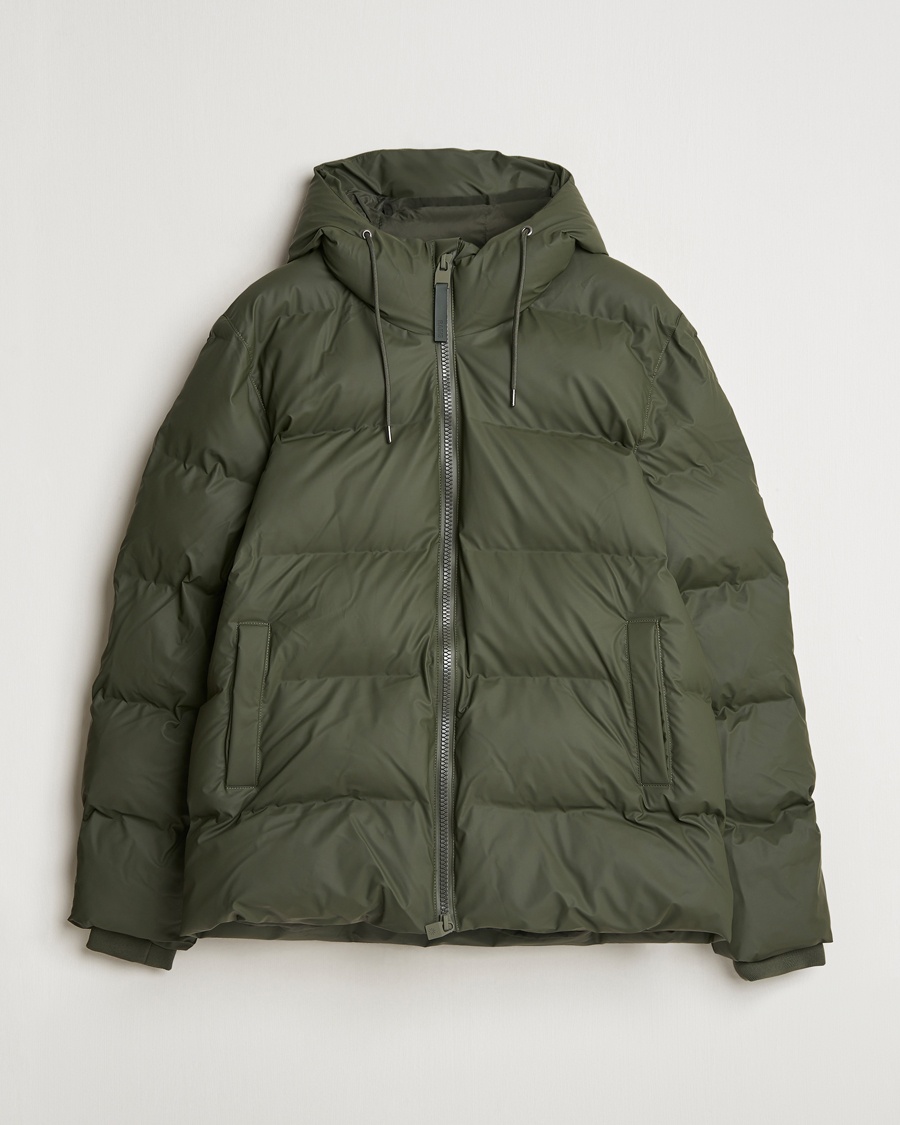 RAINS Alta Puffer Jacket Green – Verde