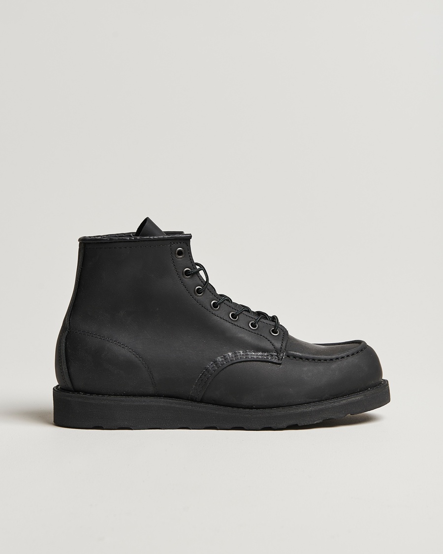 Red Wing Shoes Moc Toe Boot Black Harness – Negro