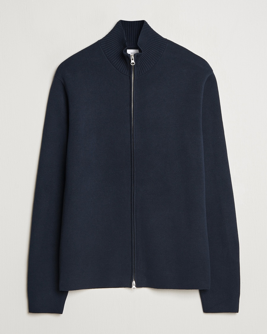 Samsøe Samsøe Niklas Full Zip Salute Navy – Azul