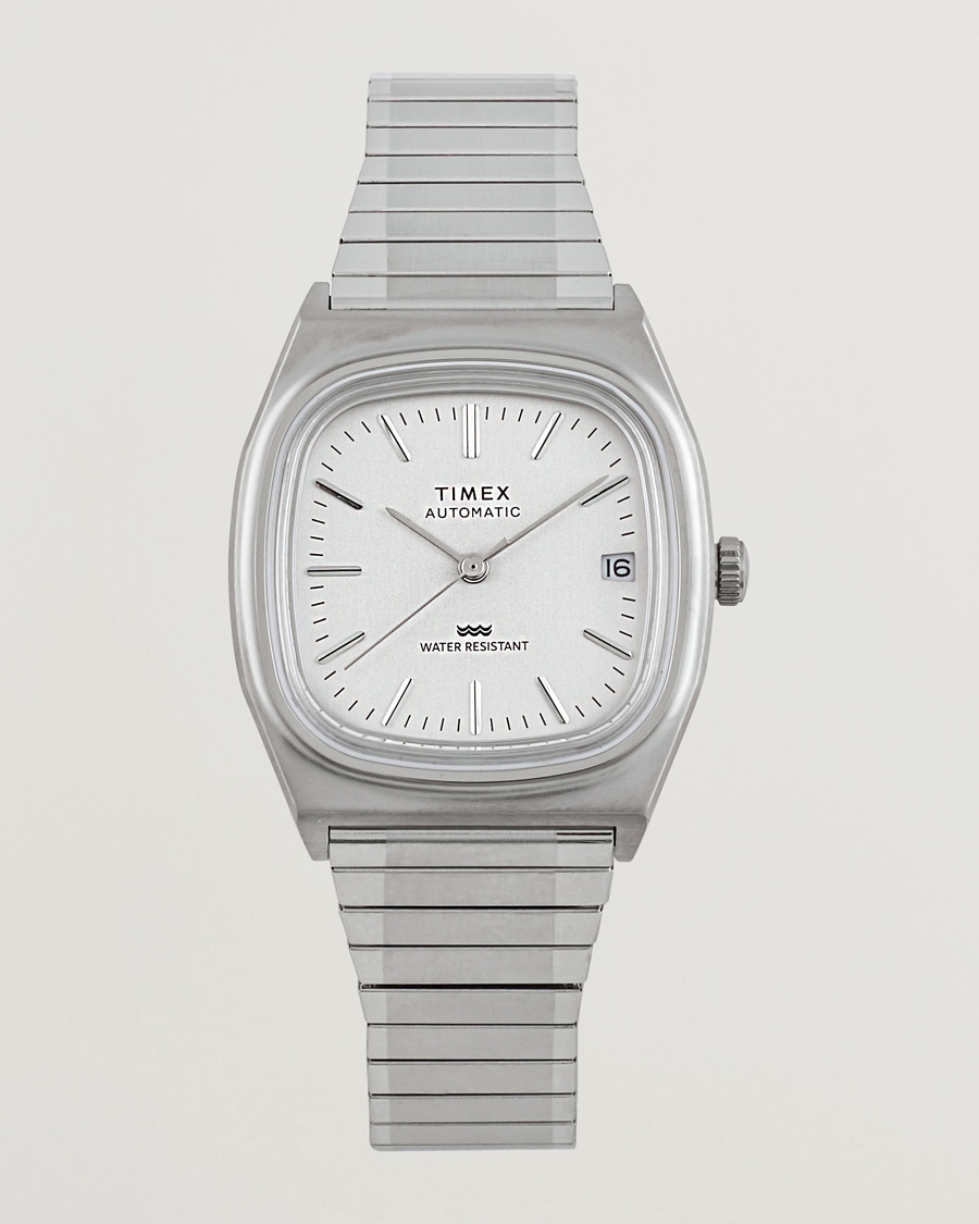 Timex 1983s Automatic Reissue 34mm White Dial – Blanco