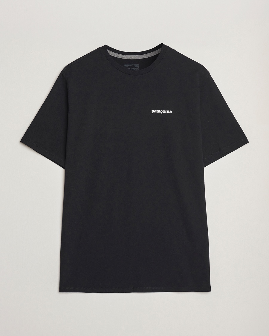 Patagonia P-6 Logo T-Shirt Black – Negro