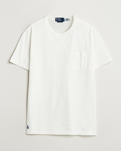 Polo Ralph Lauren Washed Classic Fit Pocket Tee Deckwash White – Blanco