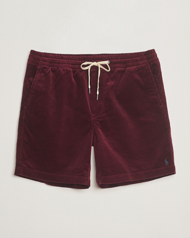 Polo Ralph Lauren Prepster Corduroy Drawstring Shorts Ruby Red – Rojo