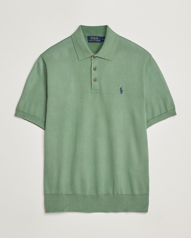 Polo Ralph Lauren Knitted Short Sleeve Polo Fatigue – Verde