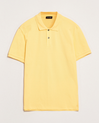 Oscar Jacobson Alex Cotton Polo Yellow – Amarillo