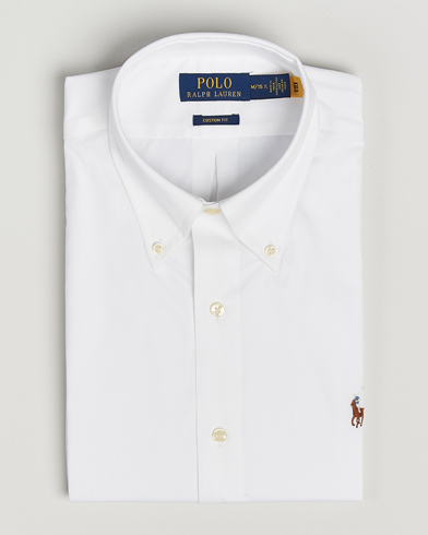Polo Ralph Lauren Custom Fit Oxford Dress Shirt White – Blanco