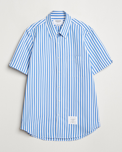 Thom Browne Short Sleeve Button Down Shirt Medium Blue – Azul