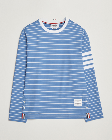 Thom Browne Long Sleeve T-Shirt Blue/White – Azul
