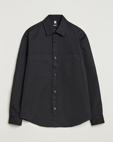BOSS BLACK Owen Overshirt Black – Negro