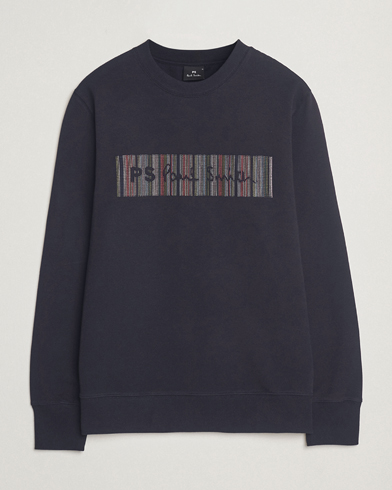 PS Paul Smith Striped Crew Neck Sweatshirt Navy – Azul