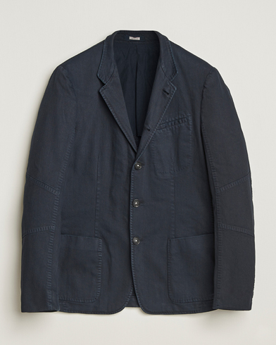 Massimo Alba Gstaad Bull Cotton Jacket Navy – Azul