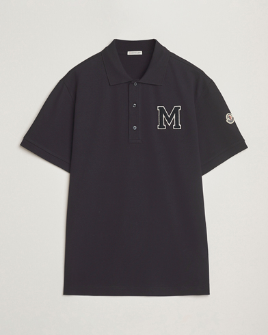 Moncler Archive Logo Polo Navy – Azul