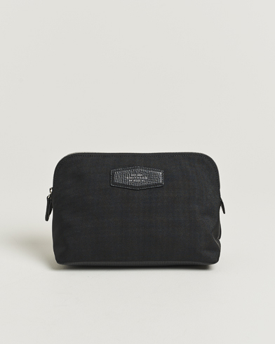 Smythson Canvas Norton Travel Pouch Black – Negro
