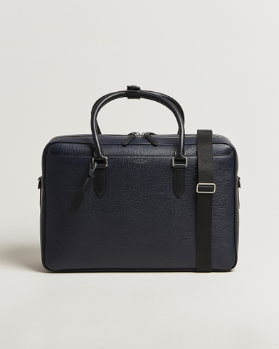 Smythson Ludlow 48 Hours Travel Bag Navy – Azul