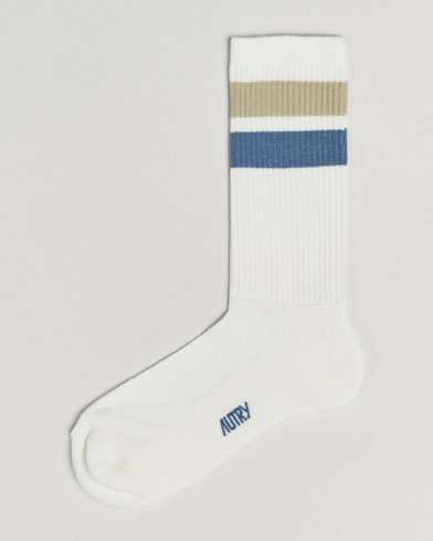 Autry Logo Socks White – Blanco