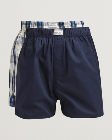 GANT 2-Pack Boxer Shorts Marine – Azul
