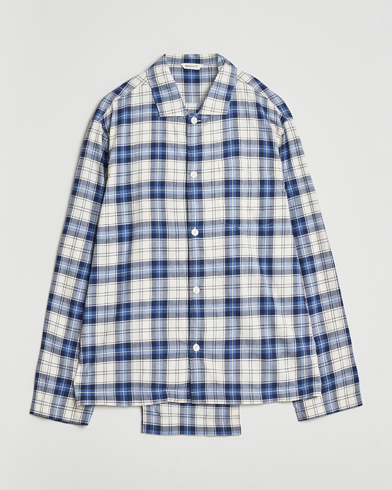 GANT Checked Pyjama Set Blue Water – Azul