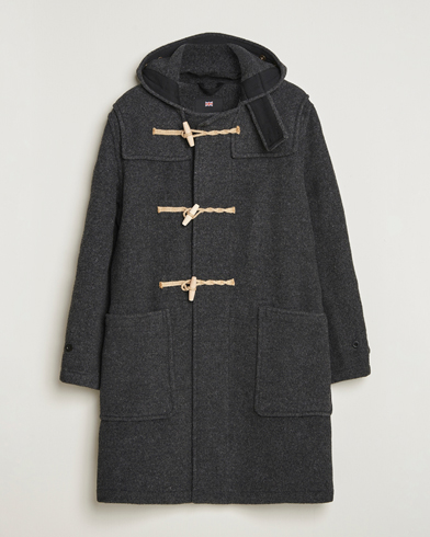 Gloverall 575 Monty Original Duffle Coat Charcoal – Gris