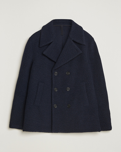 Harris Wharf London Boucle Peacoat Navy – Azul