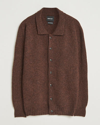 Howlin' Brushed Wool Cardigan Brownish – Marrón