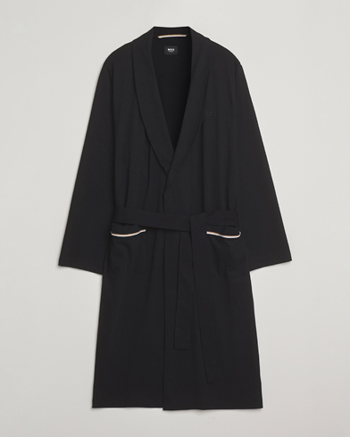 BOSS BLACK Logo Robe Black – Negro