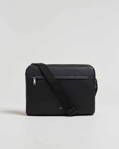 BOSS BLACK Ray Flap Messenger Bag Black – Negro
