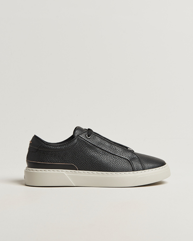 BOSS CAMEL Gary Leather Sneaker Black – Negro