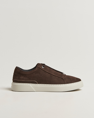 BOSS CAMEL Gary Nubuck Sneaker Dark Brown – Marrón