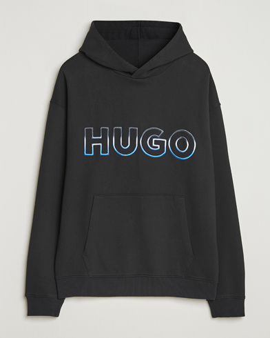 HUGO Nogudi Logo Hoodie Black – Negro