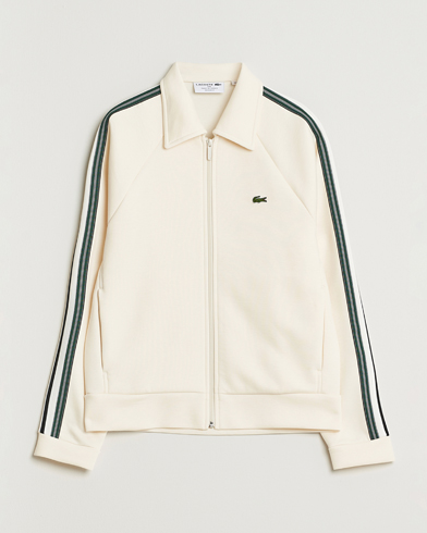Lacoste Double Faced Jersey Track Jacket Lapland – Blanco