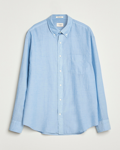 GANT 240 Mulberry Street Relaxed Fit Chambray Shirt Light Indigo – Azul
