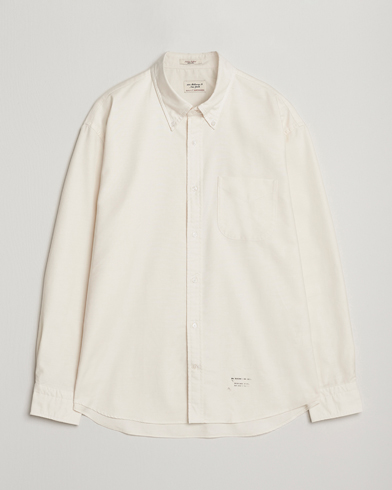 GANT 240 Mulberry Street Relaxed Fit US Oxford Shirt Cream – Blanco