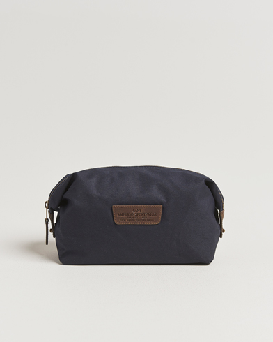 GANT Waxed Cotton Washbag Evening Blue – Azul
